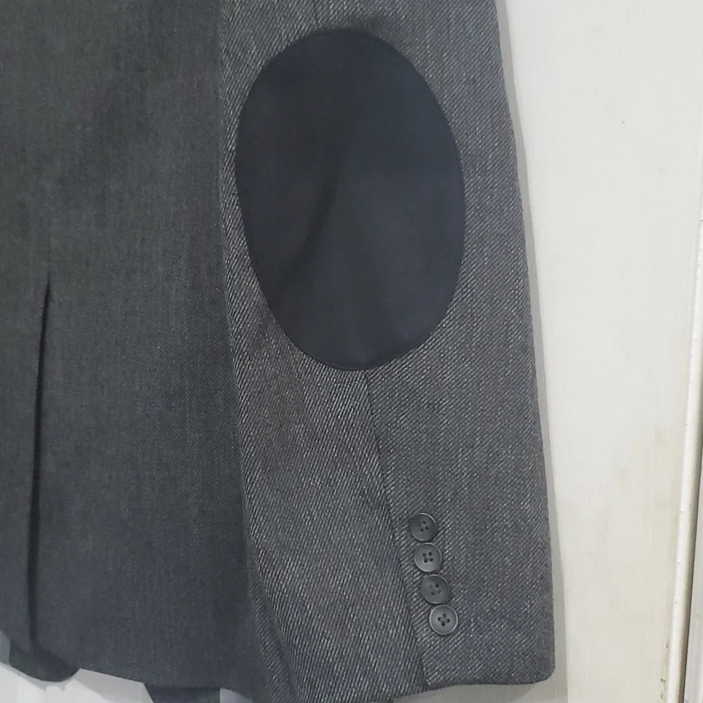 Stafford Signature Blazer With Black Elbow Patches Size 44L - Picture 3 of 5